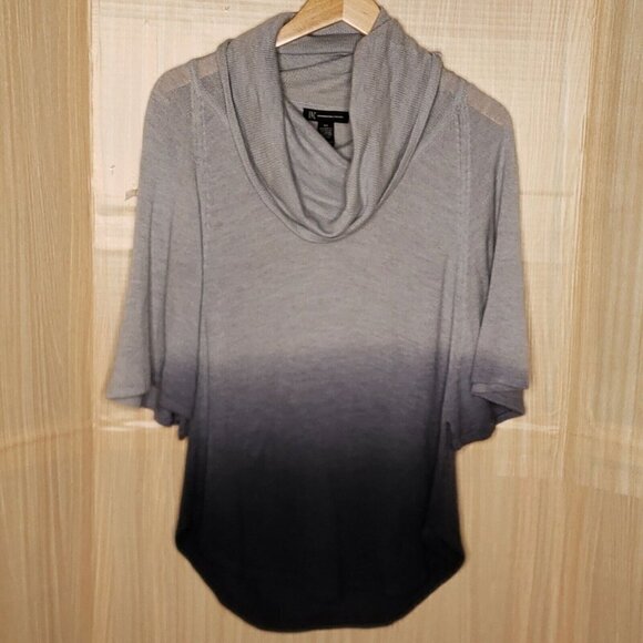 INC International Concepts Womens Grey Ombre Angora Wool Blend Sweater XS - Picture 1 of 7